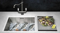 картинка Кухонная мойка Omoikiri Taki 49-U/IF-GM нерж. сталь/вороненая сталь от магазина SEFI