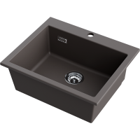 картинка Кухонная мойка Omoikiri Omishima 60-SG Matt Natceramic/stone grey матовый от магазина SEFI