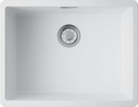 картинка Кухонная мойка Omoikiri Kata 54-U wh Artgranit/белый от магазина SEFI