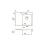 картинка Кухонная мойка Omoikiri Akisame 65-R-LG нерж. сталь/светлое золото от магазина SEFI