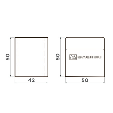 картинка Держатель для губки Omoikiri SH-01-LG светлое золото от магазина SEFI