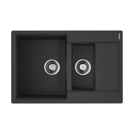 картинка Кухонная мойка Omoikiri Daisen 78-2-BL Artgranit/черный от магазина SEFI