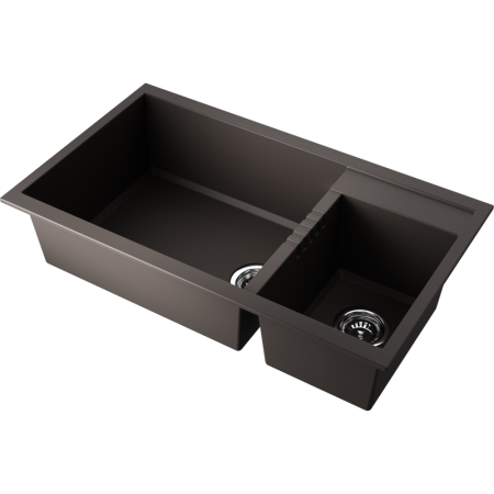 картинка Omoikiri Tedori 86-2-LB-ES Tetogranit/espresso от магазина SEFI