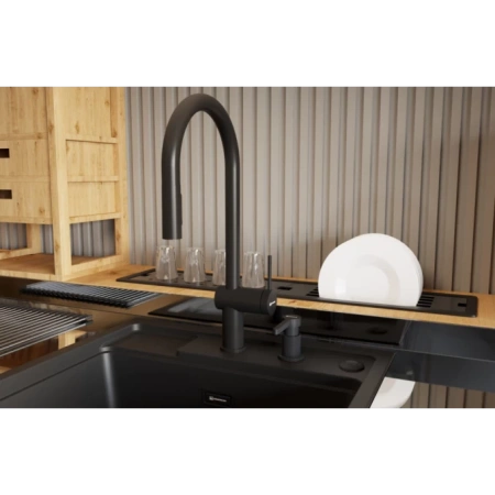 картинка Дозатор для моющего средства OMOIKIRI OM-05-C латунь/хром 4995077 от магазина SEFI