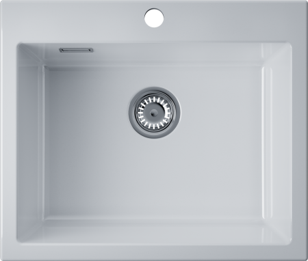 картинка Кухонная мойка Omoikiri Omishima 60-WH Glossy Natceramic/белый глянцевый от магазина SEFI