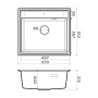картинка Omoikiri Daisen 57-BL Artgranit/черный от магазина SEFI