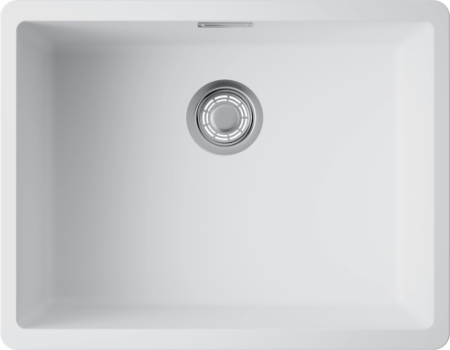 картинка Кухонная мойка Omoikiri Kata 54-U wh Artgranit/белый от магазина SEFI