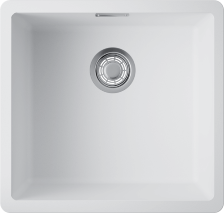 картинка Кухонная мойка Omoikiri Kata 44-U wh Artgranit/белый от магазина SEFI