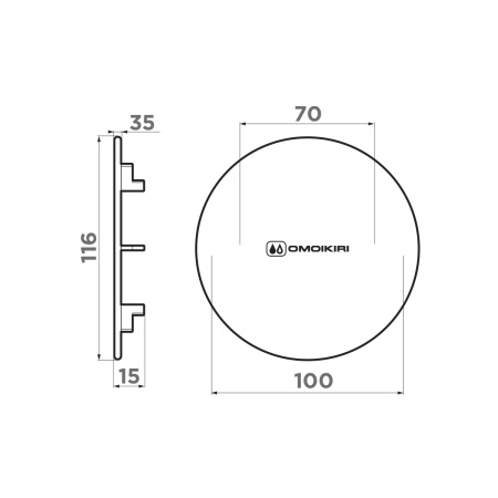 картинка Декоративный элемент для корзинчатого вентиля DEC-BL 4956772 от магазина SEFI