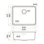 картинка Кухонная мойка Omoikiri Omi 53-U/I Ultra-GB нерж. сталь/графит от магазина SEFI