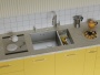 картинка Кухонная мойка Omoikiri Taki 69-2-U/IF-R Side-IN нерж. сталь/нержавеющая сталь от магазина SEFI