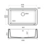 картинка Кухонная мойка Omoikiri Tarento 83-WH Tetogranit/белый от магазина SEFI