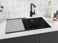 картинка Смеситель Omoikiri Nakagawa 2 Plus-BL латунь/черный от магазина SEFI