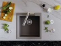 картинка Кухонная мойка Omoikiri Bosen 47-BL Tetogranit/черный от магазина SEFI