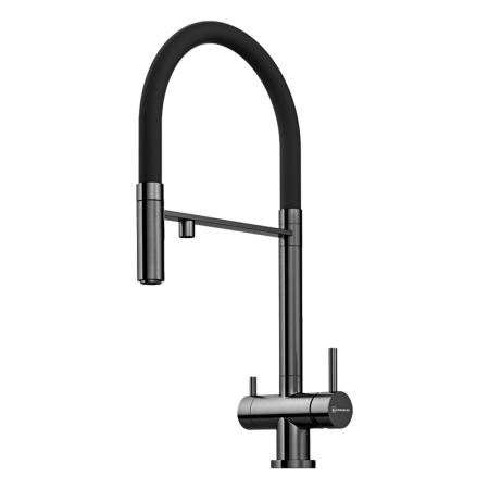 картинка Omoikiri Kanto-GM-BL латунь/вороненая сталь/черный от магазина SEFI