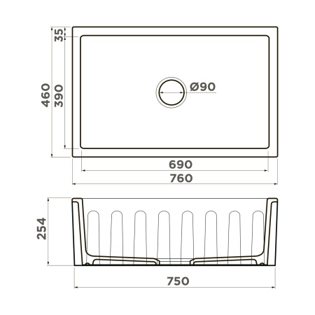 картинка Кухонная мойка Omoikiri Mikura 76-PE Natceramic/pebble от магазина SEFI