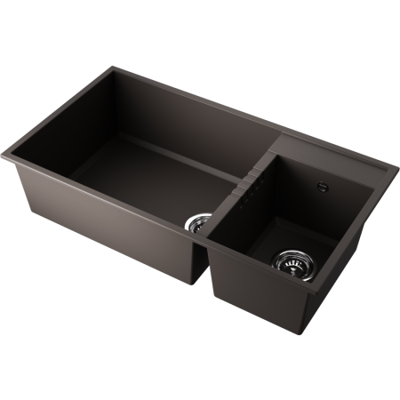 картинка Omoikiri Tedori 85-2-U-ES Tetogranit/espresso от магазина SEFI