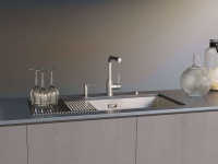 картинка Кухонная мойка Omoikiri Taki 74-U/IF-GM нерж. сталь/вороненая сталь от магазина SEFI