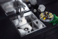 картинка Кухонная мойка Omoikiri Akisame 46-IN нерж. сталь/нержавеющая сталь от магазина SEFI