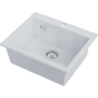 картинка Кухонная мойка Omoikiri Omishima 60-WH Glossy Natceramic/белый глянцевый от магазина SEFI