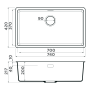 картинка Кухонная мойка Omoikiri Kata 74-U-BL Artgranit/черный от магазина SEFI