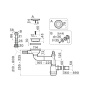 картинка Арматура для одночашевых моек с круглым переливом Omoikiri WK-1CL-R-AB022 от магазина SEFI