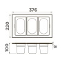 картинка Контейнер Omoikiri DC-04-3-LG от магазина SEFI