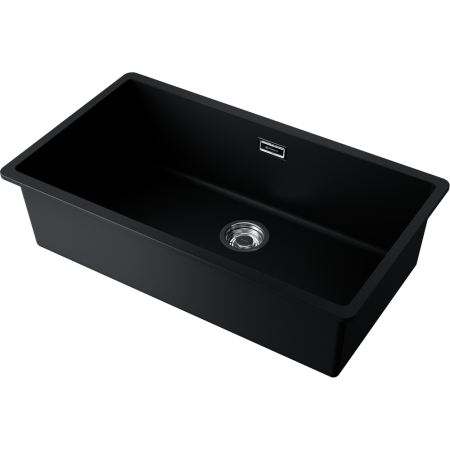 картинка Кухонная мойка Omoikiri Kata 74-U-BL Artgranit/черный от магазина SEFI